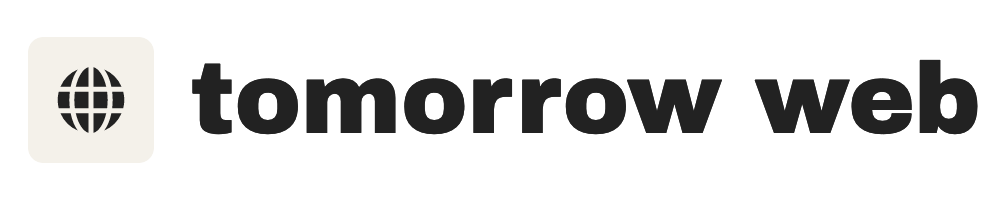 Logo von tomorrow web