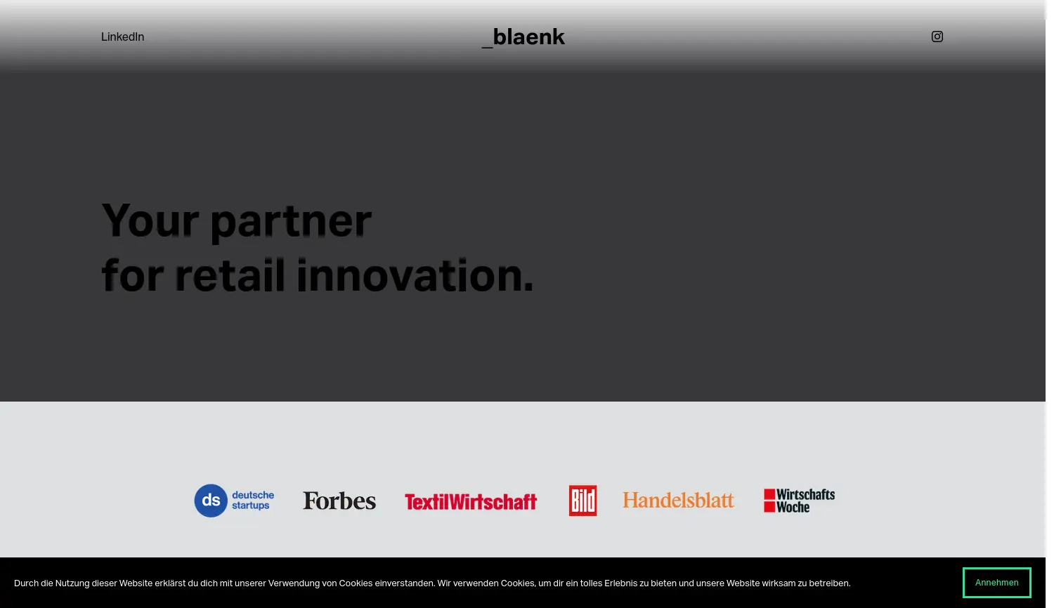 Website-Screenshot von _blaenk