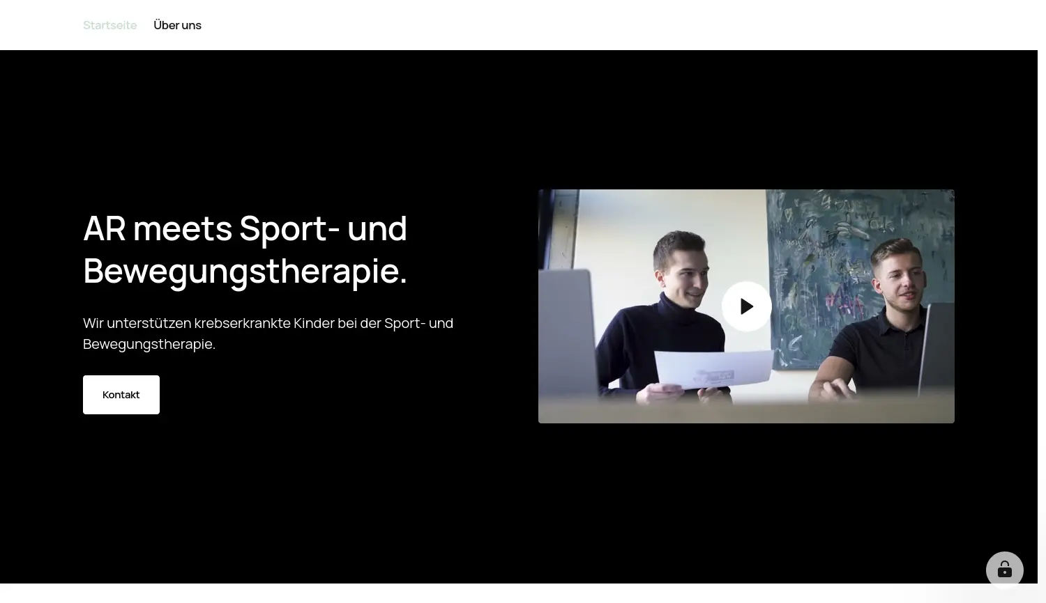 Website-Screenshot von augmented education