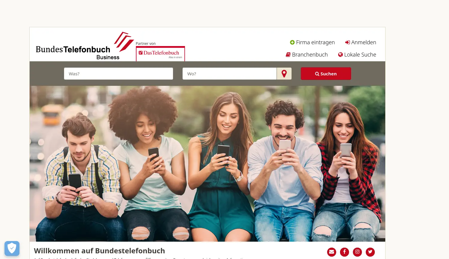 Website-Screenshot von dialo