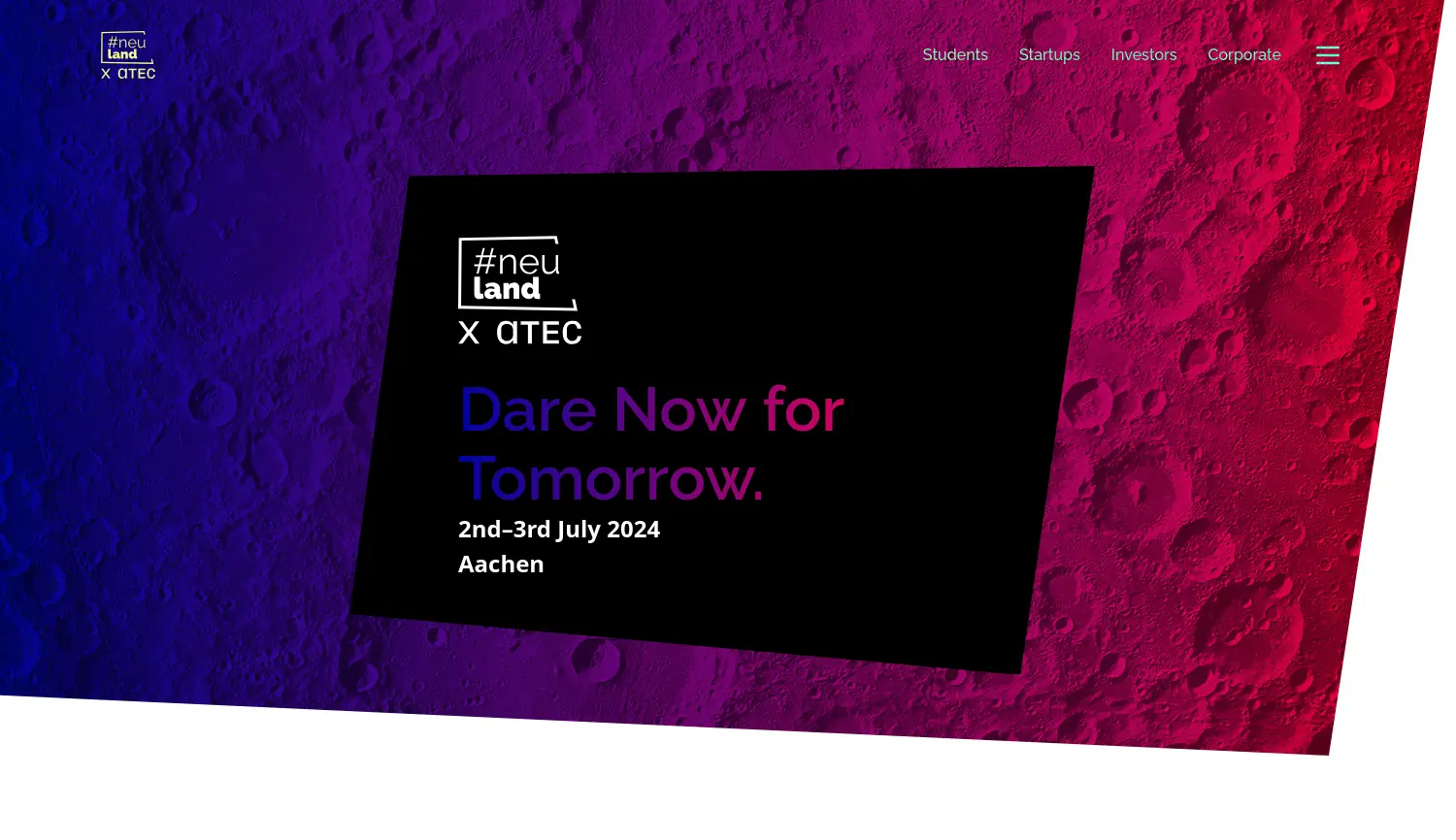 Website-Screenshot von ATEC