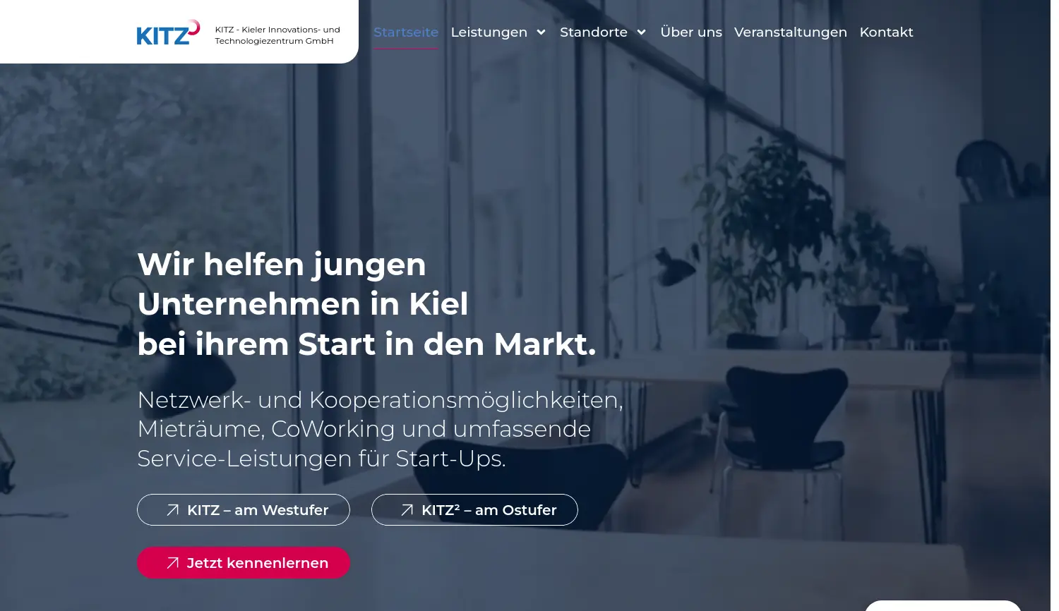 Website-Screenshot von KITZ