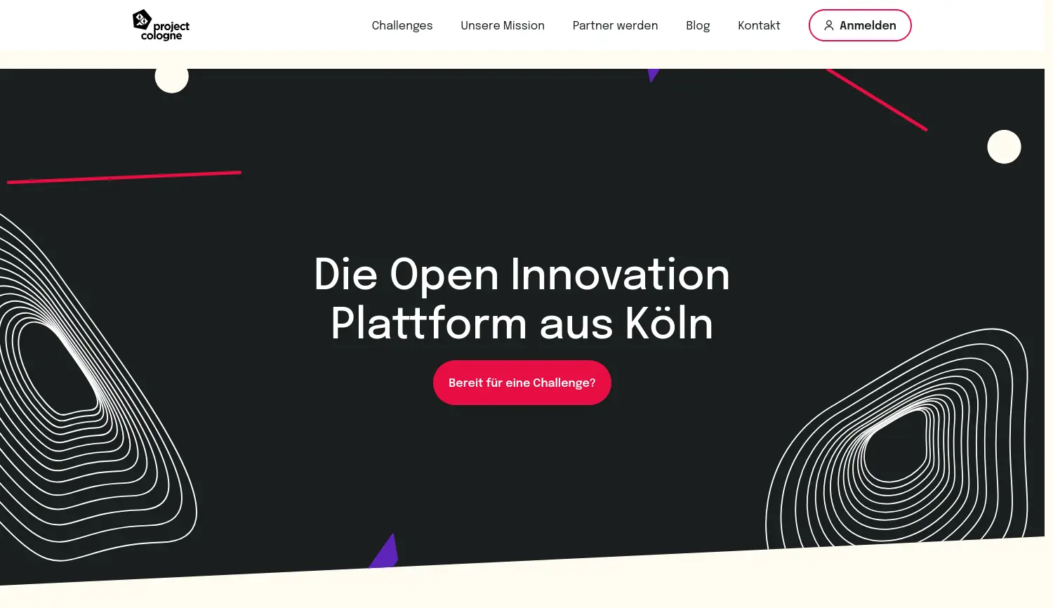 Website-Screenshot von project cologne