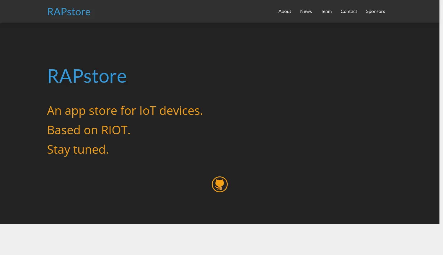 Website-Screenshot von RAPstore