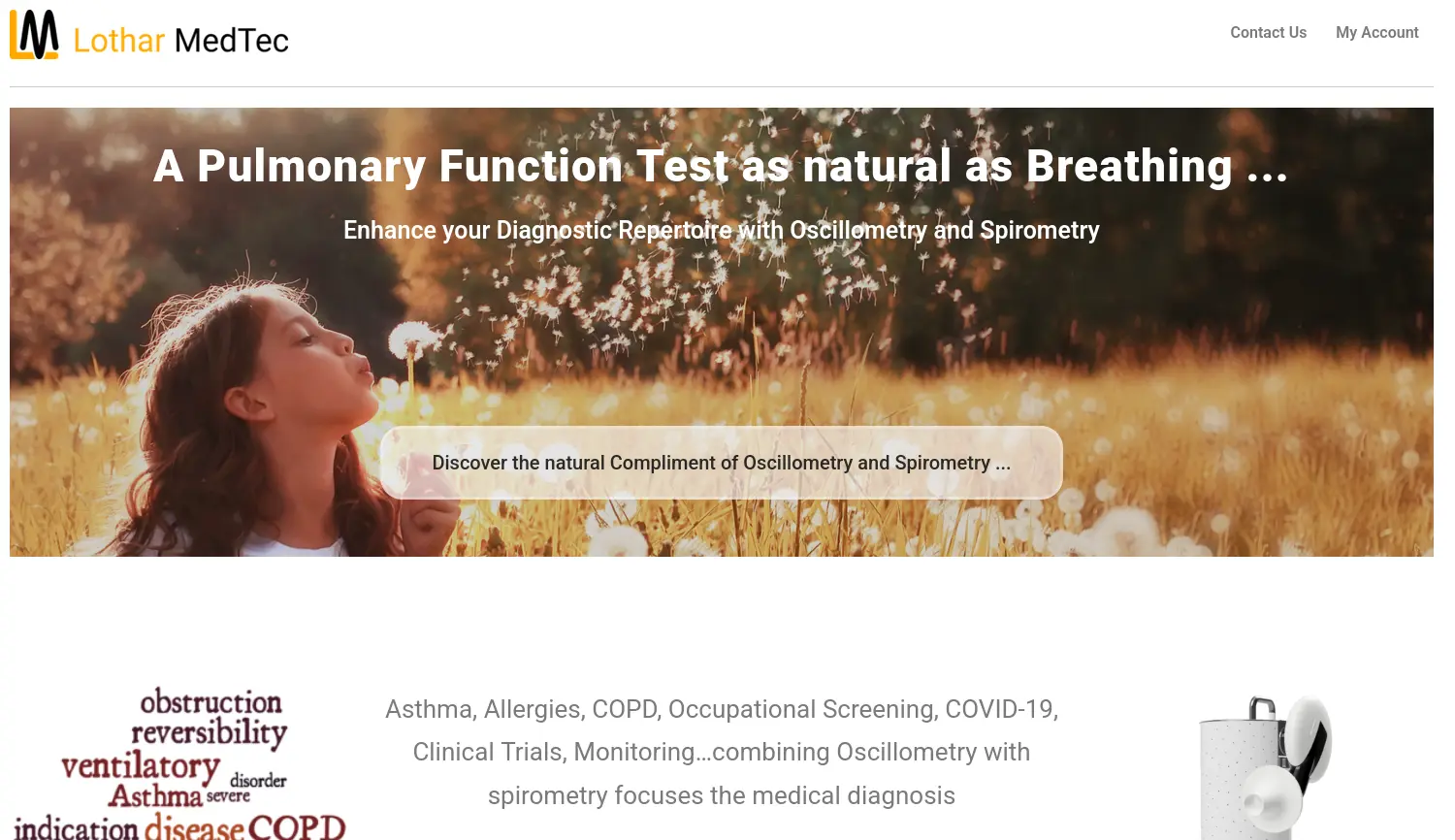 Website-Screenshot von ALDS