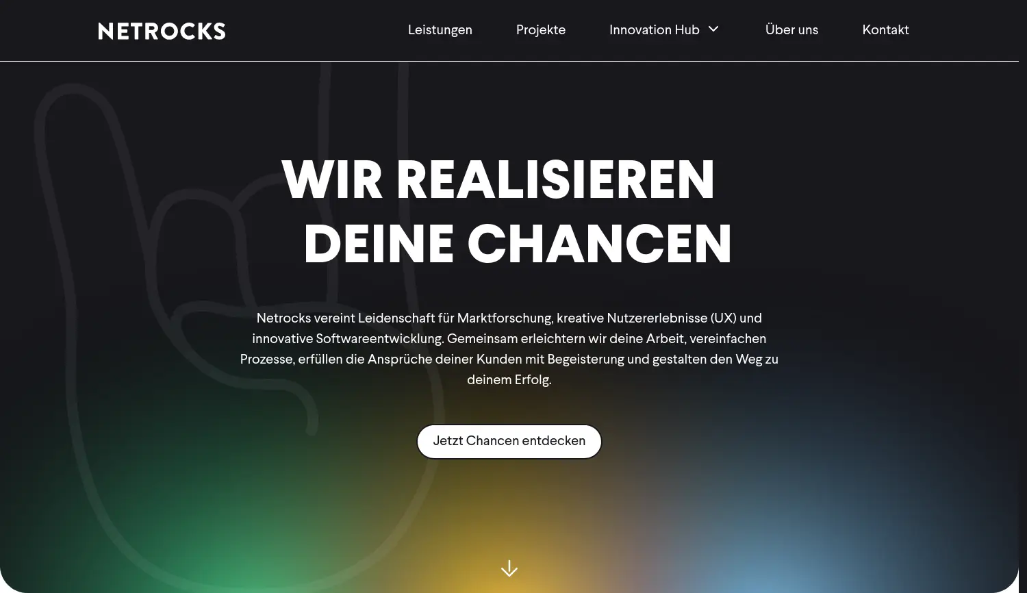 Website-Screenshot von Netrocks