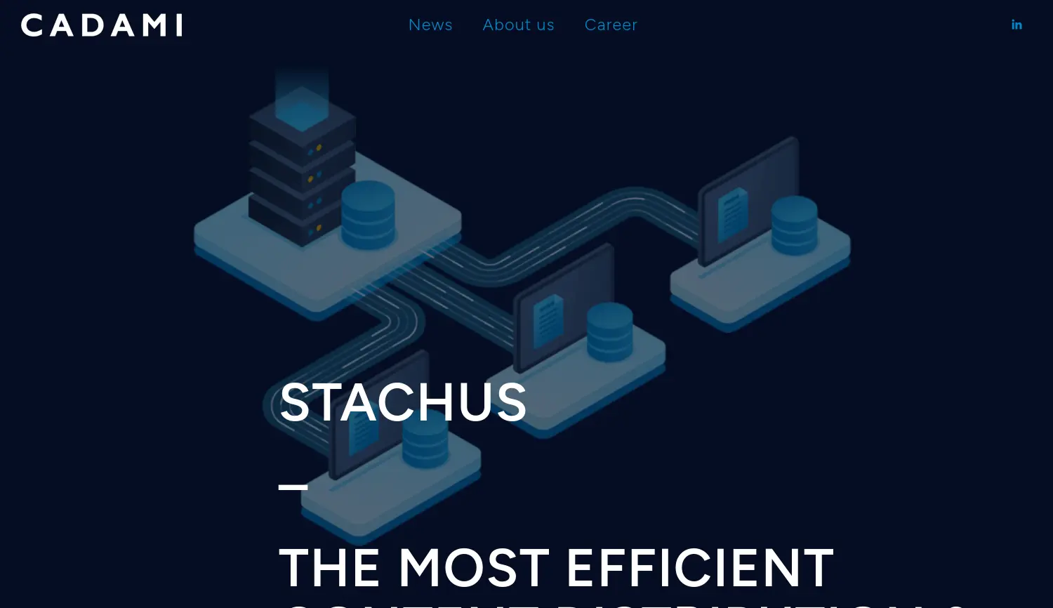 Website-Screenshot von Cadami