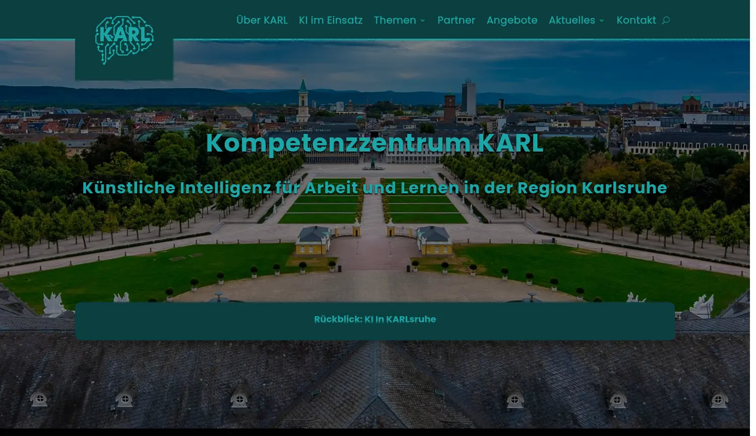 Website-Screenshot von Kompetenzzentrum KARL