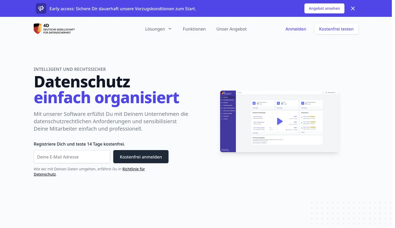 Website-Screenshot von datenschutzbeauftragter.io