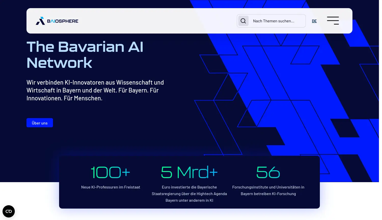 Website-Screenshot von BAIOSPHERE