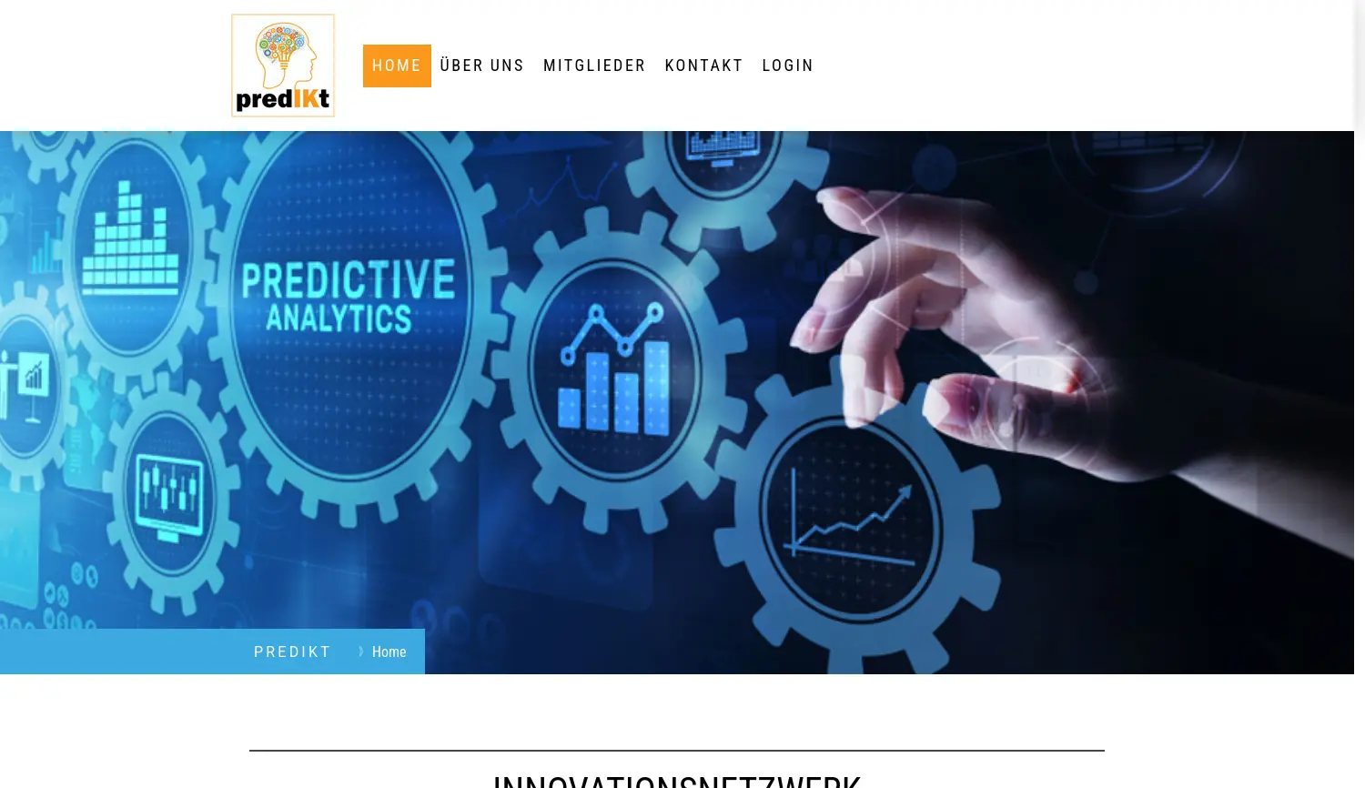 Website-Screenshot von PredIKt