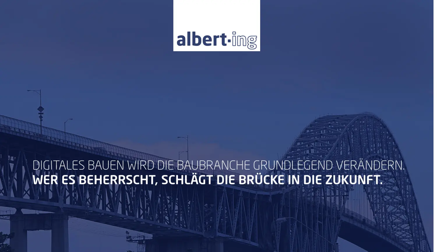 Website-Screenshot von albert.ing