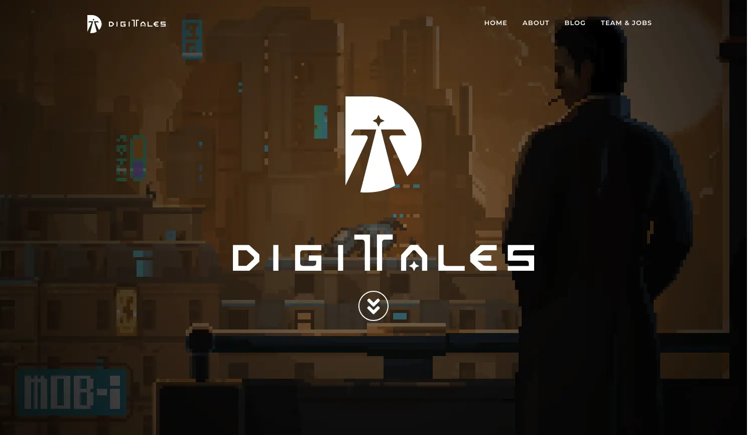 Website-Screenshot von DigiTales