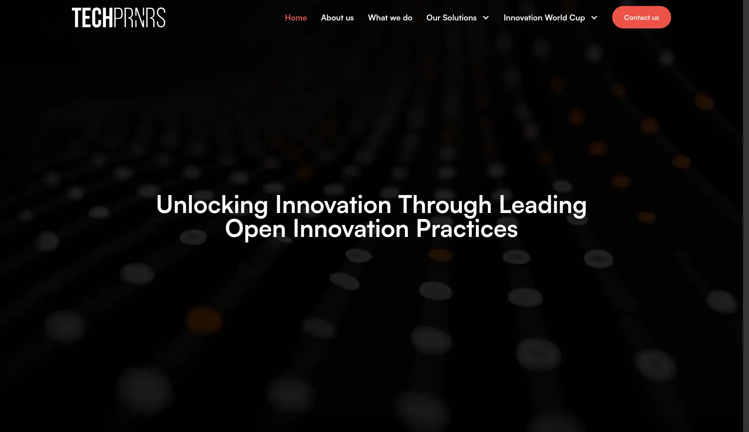 Website-Screenshot von TechPRNRS