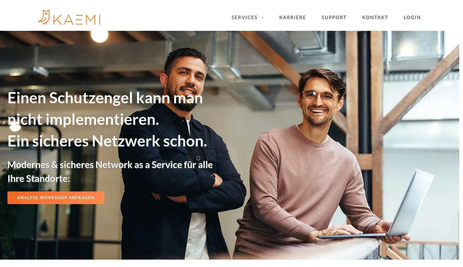 Website-Screenshot von KAEMI