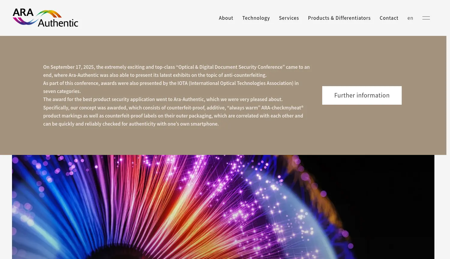 Website-Screenshot von Ara-Authentic
