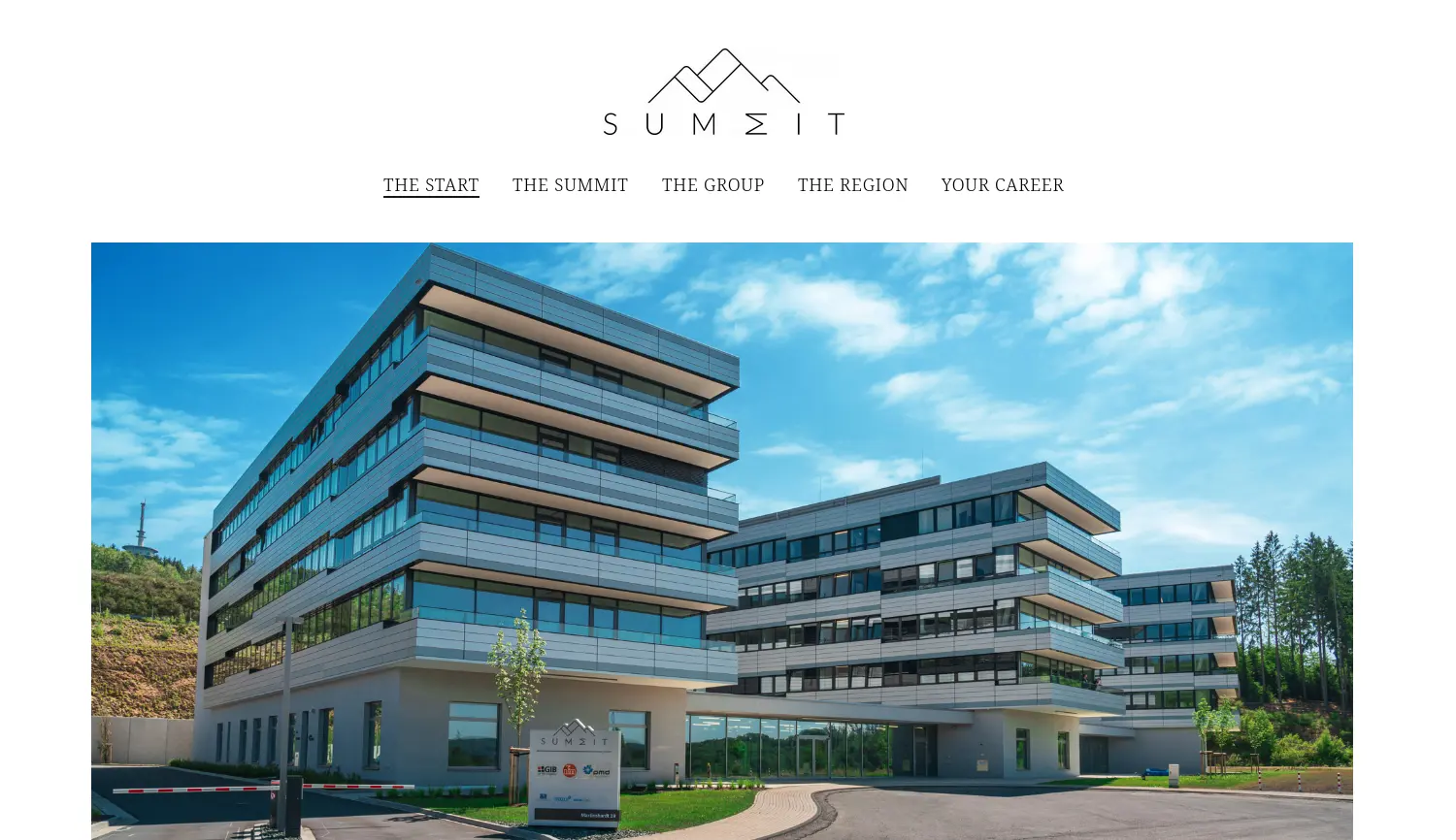 Website-Screenshot von The SUMMIT