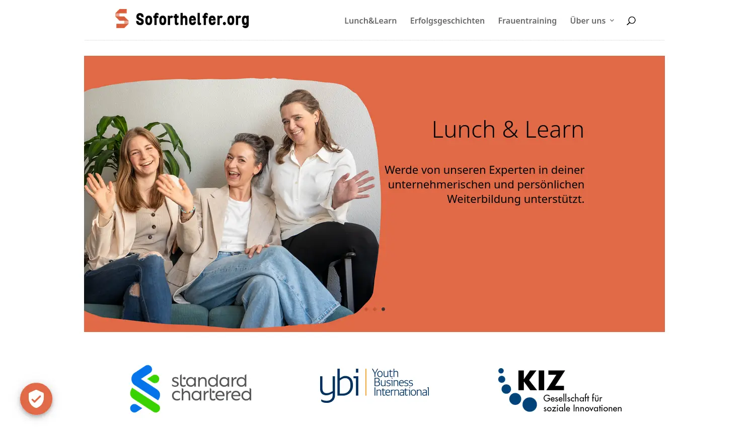 Website-Screenshot von Soforthelfer