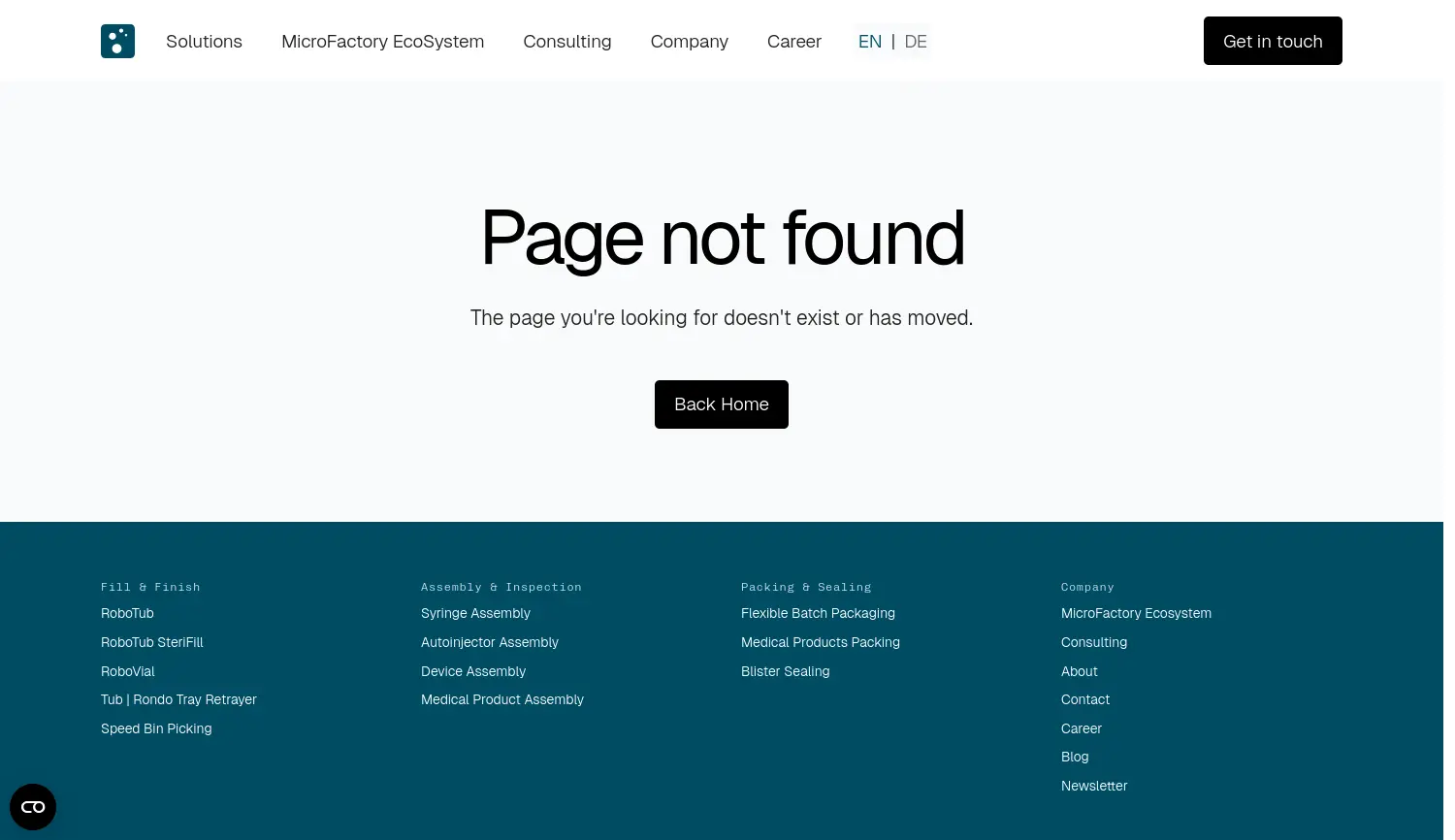 Website-Screenshot von Essert