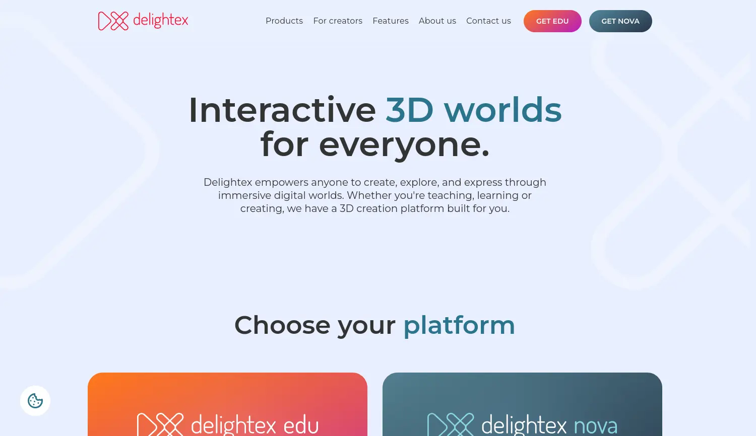 Website-Screenshot von DelighteX