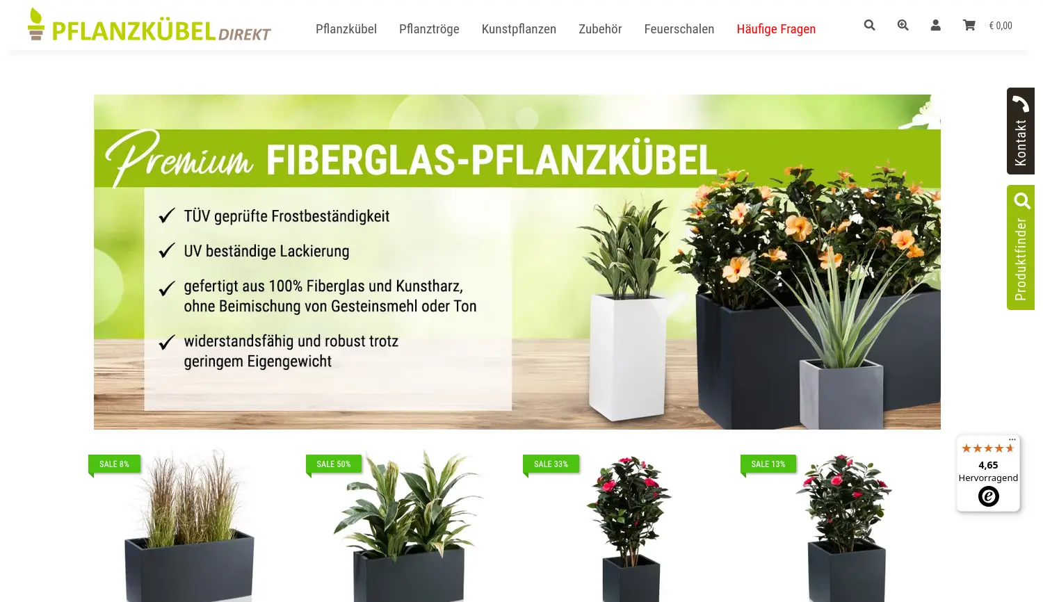 Website-Screenshot von ambico