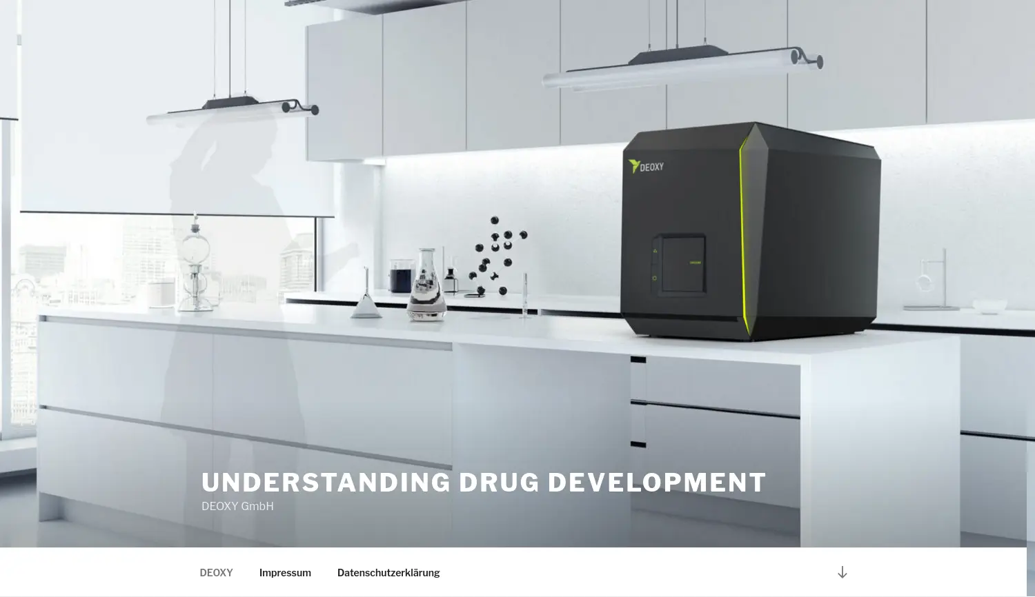 Website-Screenshot von DEOXY