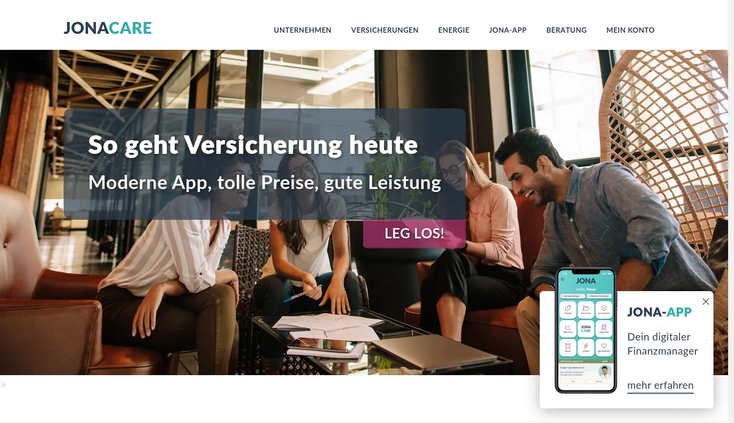 Website-Screenshot von 24FINANCE