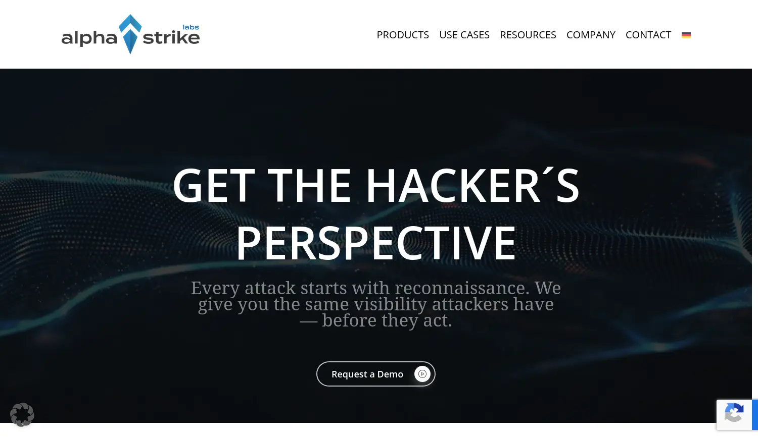 Website-Screenshot von Alpha Strike Labs