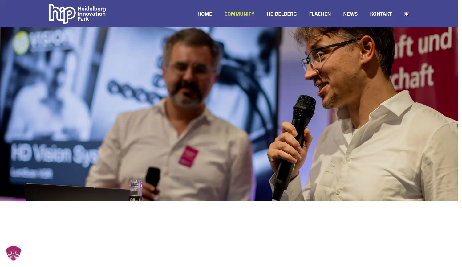 Website-Screenshot von hip:com e. V.