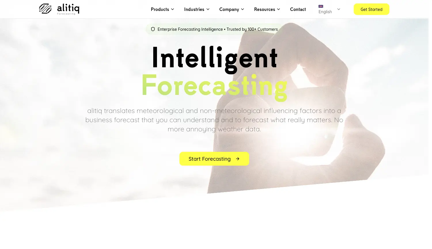 Website-Screenshot von alitiq