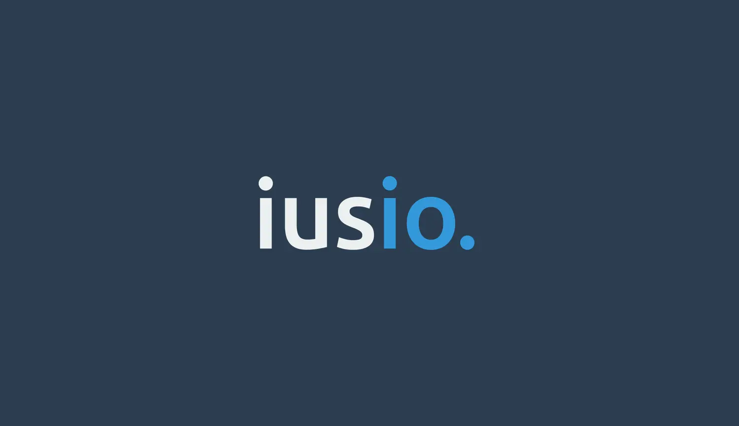 Website-Screenshot von iusio